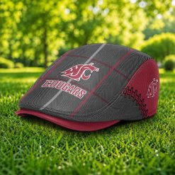 Washington State Cougars NCAA3 Jeff Cap, Flat Cap M67