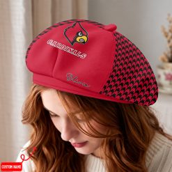Louisville Cardinals NCAA Women Berets Hats M01