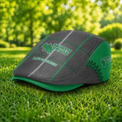 North Texas Mean Green NCAA4 Jeff Cap, Flat Cap M67