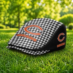 Chicago Bears NFL Beret Cap, Flat Cap N02