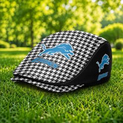 Detroit Lions NFL Beret Cap, Flat Cap N02