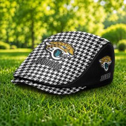 Jacksonville Jaguars NFL Beret Cap, Flat Cap N02