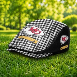 Kansas City Chiefs NFL Beret Cap, Flat Cap N02