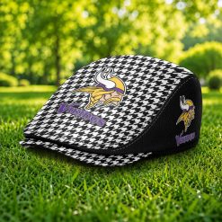 Minnesota Vikings NFL Beret Cap, Flat Cap N02
