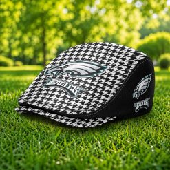 Philadelphia Eagles NFL Beret Cap, Flat Cap N02