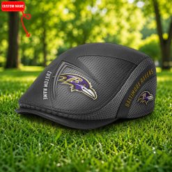 Baltimore Ravens NFL Beret Cap, Flat Cap N03