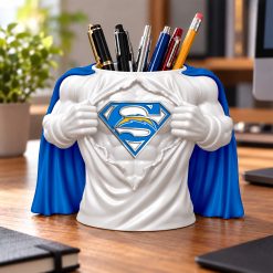 Los Angeles Chargers NFL Superman Pen Holder-Print 3D M03