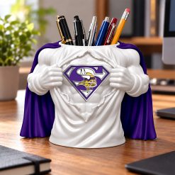Minnesota Vikings NFL Superman Pen Holder-Print 3D M03