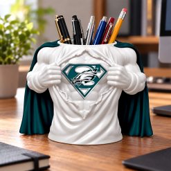 Philadelphia Eagles NFL Superman Pen Holder-Print 3D M03
