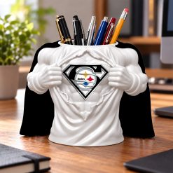 Pittsburgh Steelers NFL Superman Pen Holder-Print 3D M03