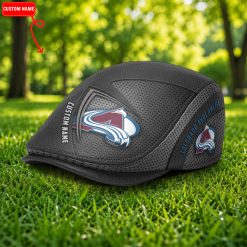 Colorado Avalanche NHL Beret Cap, Flat Cap N03