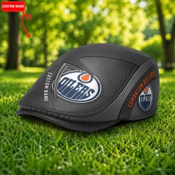 Edmonton Oilers NHL Beret Cap, Flat Cap N03