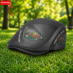 Minnesota Wild NHL Beret Cap, Flat Cap N03