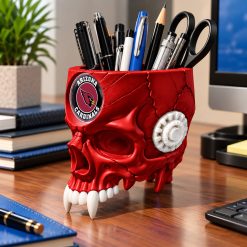 Arizona Cardinals NFL Pen Holder Skull 4 Colors M01