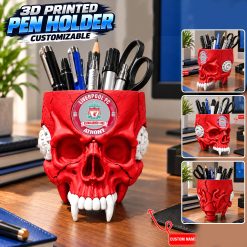 Liverpool Pen Holder Skull M02
