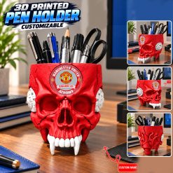 Manchester United Pen Holder Skull M02