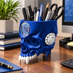 Tennessee Titans NFL Pen Holder Skull 4 Colors M01